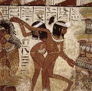 unknow artist Banquet Scent,from th Tomb of Nebamun oil painting picture wholesale